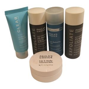 New Paula's Choice Skincare Essentials Set Bundle Of 5